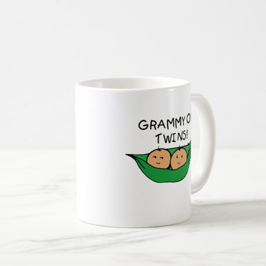 Grammy der Zwillings-Hülse Kaffeetasse (VorderseiteRechts)