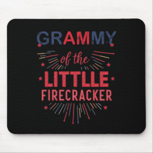 Grammy des kleinen Firecracker 4. Juli Geburt Mousepad