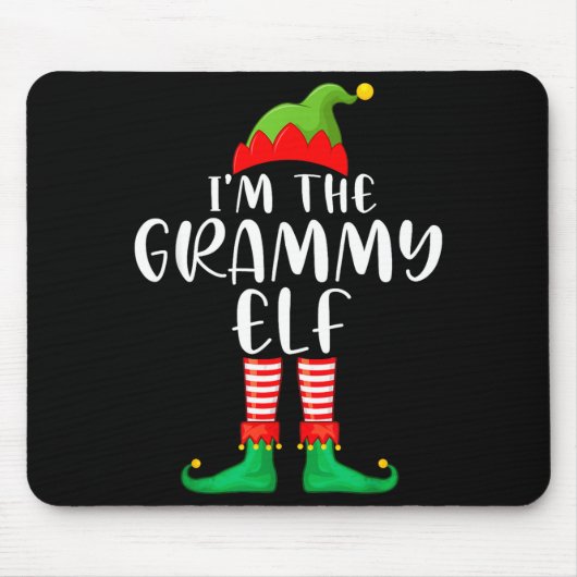 Grammy Elf Matching Family Group Christmas Party P Mousepad (Vorne)