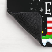 Grammy Elf Squad Xmas Family Matching Group Christ Mousepad (Ecke)