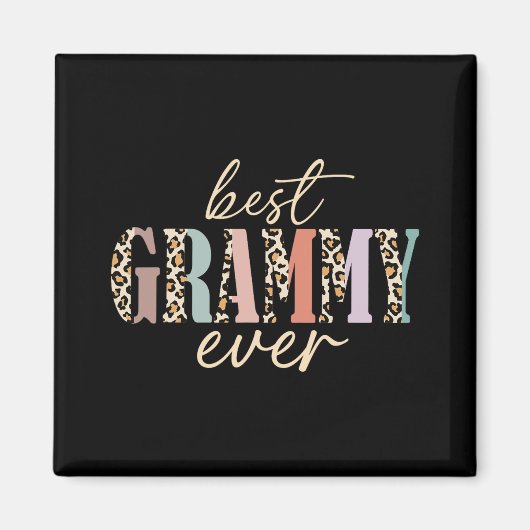 Grammy Ever Leopard Oma Mütter Day Magnet (Vorne)