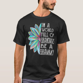 Grammy Frühlingsblumen Grammy für Oma Mütter T-Shirt