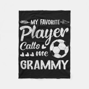Grammy Fußball Mein Lieblingsspieler nennt mich Gr Fleecedecke
