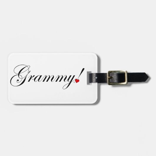 Grammy! Gepäckanhänger (Vorderseite horizontal)
