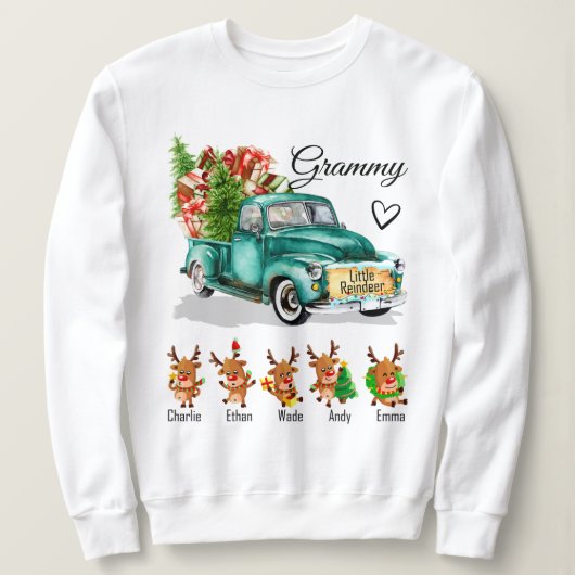 Grammy-Geschenk für Weihnachten Sweatshirt (Design vorne)