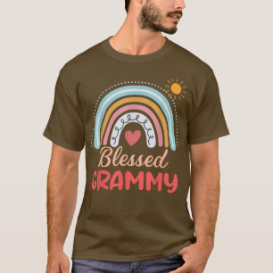 Grammy Geschenke für Oma Familie Regenbogen Grafik T-Shirt