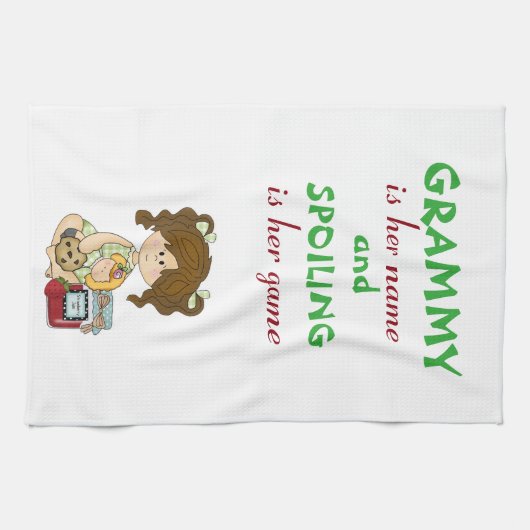 Grammy Geschirrtuch Großmuttergeschenke (Horizontal)