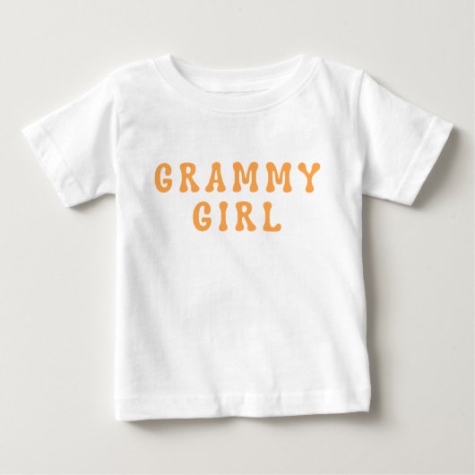 Grammy Girl Matching Oma und Großaughter Baby T-shirt (Vorderseite)
