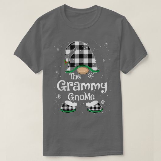 Grammy Gnome Buffalo Kariert Matching Family Chris T-Shirt (Design vorne)