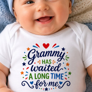 Grammy hat lange Zeit gewartet Baby-Body Baby Strampler