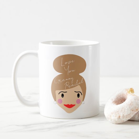 Grammy I Liebe Sie individuell Kaffeetasse (Mit Donut)
