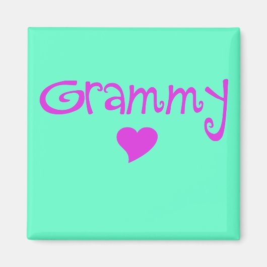 Grammy mit Herz Magnet (Vorne)