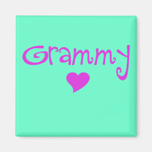 Grammy mit Herzen Magnet