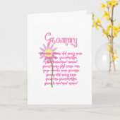 Grammy Mother Day Karte (Gelbe Blume)