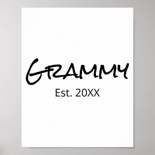 Grammy Nana Gigi Grandma Grandmother D  Poster (Vorne)