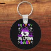 Grammy Of The Brewing Baby Grandma To Be Halloween Schlüsselanhänger (Vorderseite)