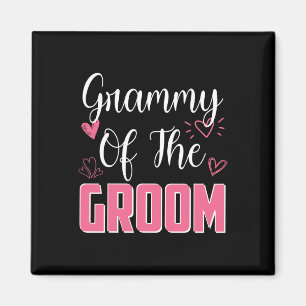 Grammy of the Groom Family Wedding Party Husband T Magnet