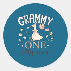 Grammy One Alberner Gans 1. Runder Aufkleber