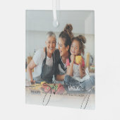 Grammy Script Overlay | Wir Liebe Sie Ornament Aus Glas (Vorderseite links)