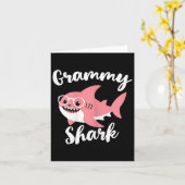 Grammy Shark Mother's Day Oma Funny Karte (Gelbe Blume)