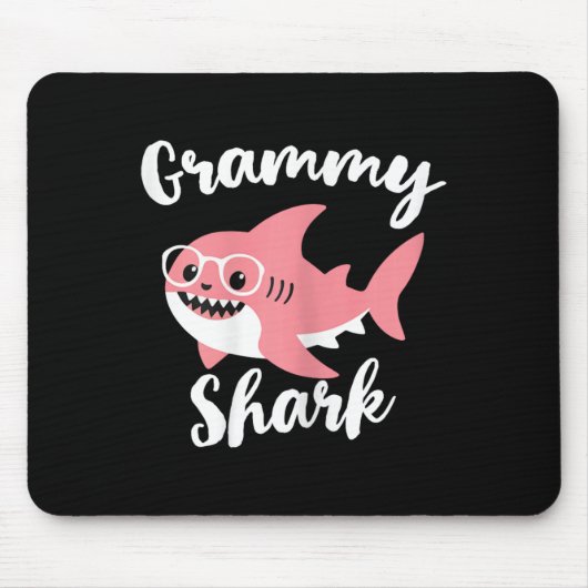 Grammy Shark Mother's Day Oma Funny Mousepad (Vorne)