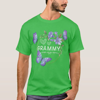 Grammy-Shirt für Frauen mit Schmetterlingen Mütter T-Shirt