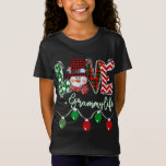 Grammy Snowman Liebe Grammy Life Christmas Red Pla T-Shirt<br><div class="desc">Grammy Snowman Liebe Grammy Leben Weihnachten Kariert</div>