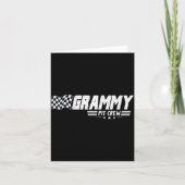 Grammy T Crew Race Car Birthday Family Racing Karte (Vorderseite)