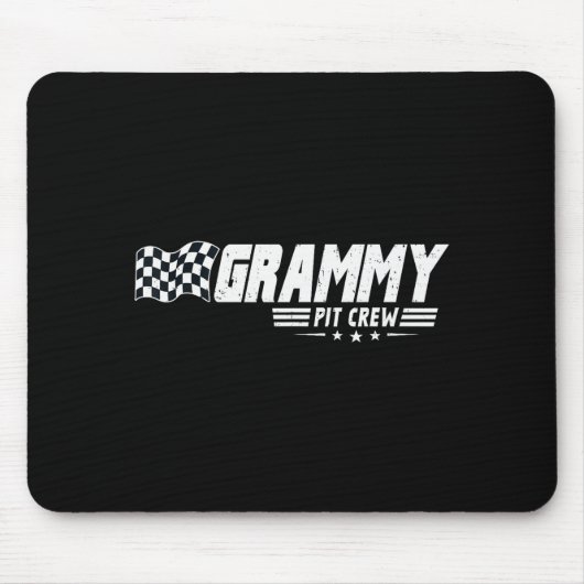 Grammy T Crew Race Car Birthday Family Racing Mousepad (Vorne)