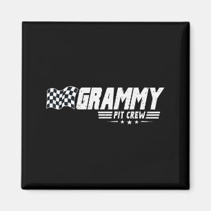 Grammy T Crew Rennwagen Geburtstag Familie Rennen Magnet
