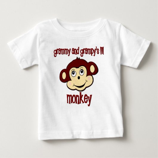 Grammy und Grampys lil Affe Baby T-shirt (Vorderseite)