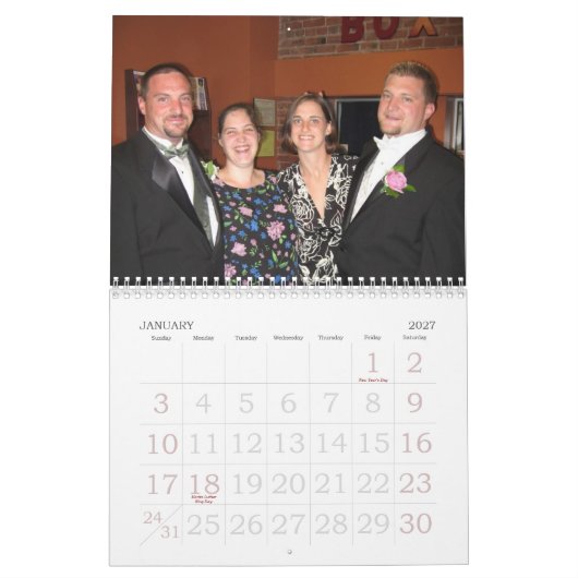 Grammy und Großvater Carter Kalender (Jan 2027)