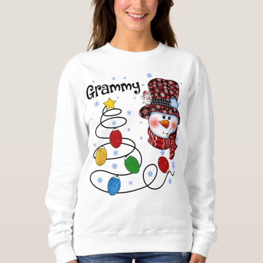 Grammy Weihnachten Sweatshirt (Vorderseite)