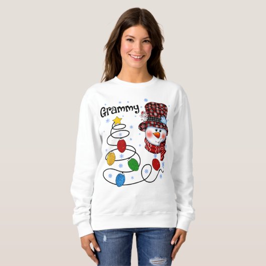 Grammy Weihnachten Sweatshirt (Vorne ganz)
