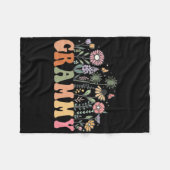 Grammy Wildflower Floral Birthday Baby Shower New  Fleecedecke (Vorderseite (Horizontal))