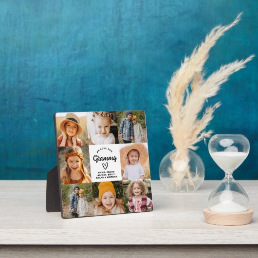 Grammy wir Liebe Sie hören moderne Fotocollage Fotoplatte (InSitu)