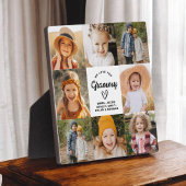 Grammy wir Liebe Sie hören moderne Fotocollage Fotoplatte