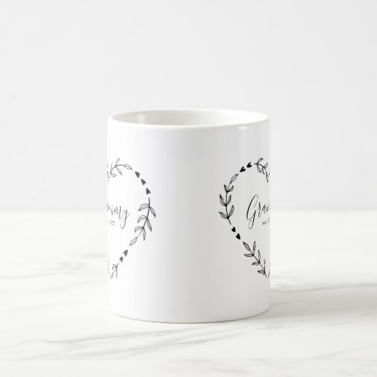 Grammy Year Est. Kaffeetasse (Mittel)