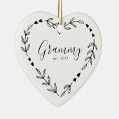 Grammy Year Est. Weihnachtsschmuck Keramik (Rechts)