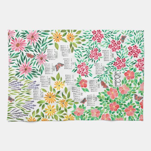 Grammy's Garden Calendar Küchentuch (Horizontal)