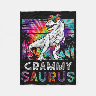 Grammysaurus Dinosaur Grammy Saurus Familie Passen Fleecedecke
