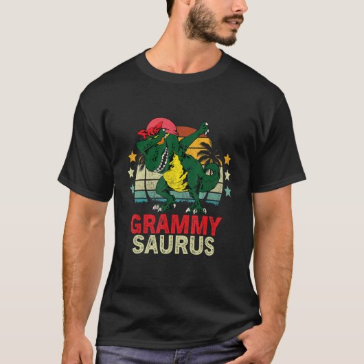 Grammysaurus Rex Dinosaur Grammy Saurus T-Shirt (Vorderseite)