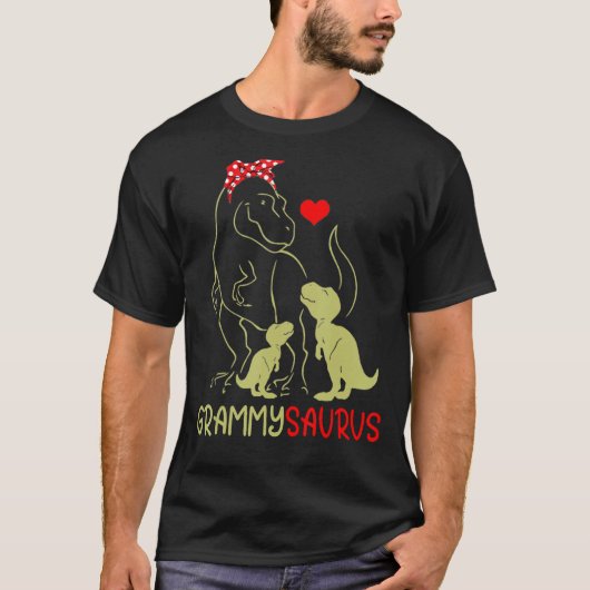 Grammysaurus Rex Grammy Saurus Dinosaur Mama der F T-Shirt (Vorderseite)