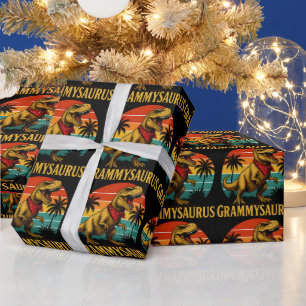 Grammysaurus T Rex Dinosaur Grammy Mütter Tag Geschenkpapier