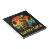Grammysaurus T Rex Dinosaur Grammy Mütter Tag Notizblock (angewinkelt)