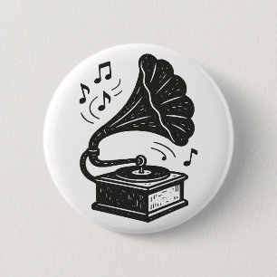 Gramophon Button