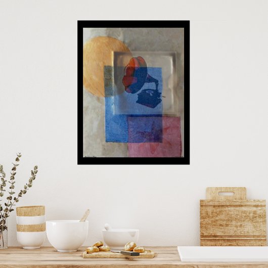 Gramophon Poster (Küche)