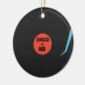 Gramophon Record Ornament - Retro Disco Party (Links)