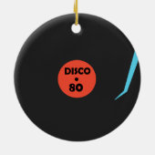 Gramophon Record Ornament - Retro Disco Party (Hinten)