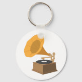 Gramophon Schlüsselanhänger (Rückseite)